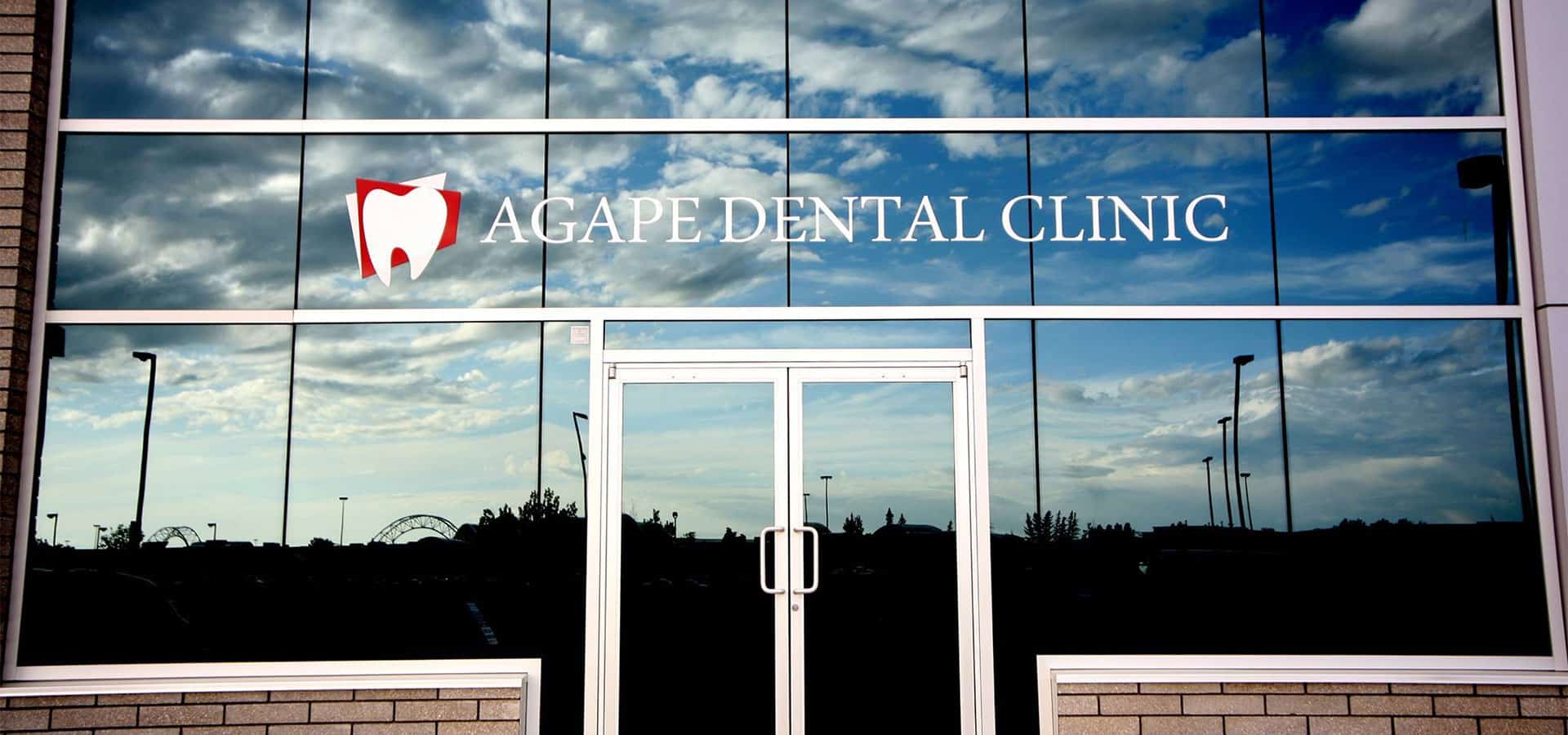 agape dental clinic door